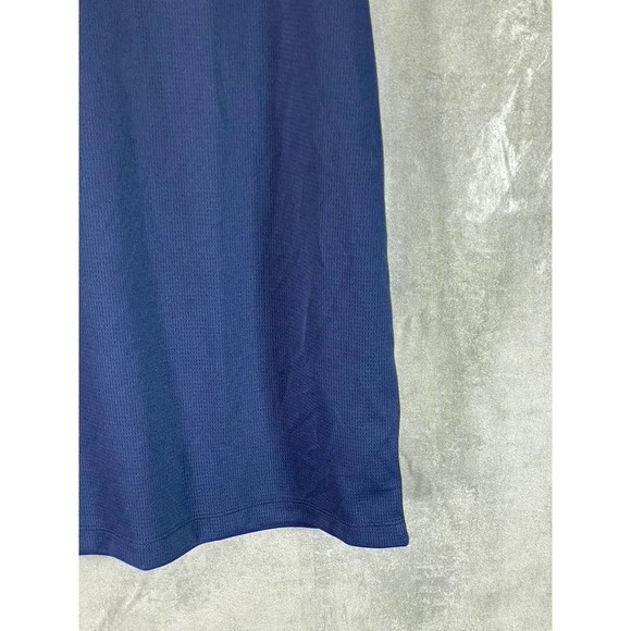 ID Ideology Men's Indigo Sea Crewneck Taped Graphic Training T-Shirt SZ L - Picture 8 of 13